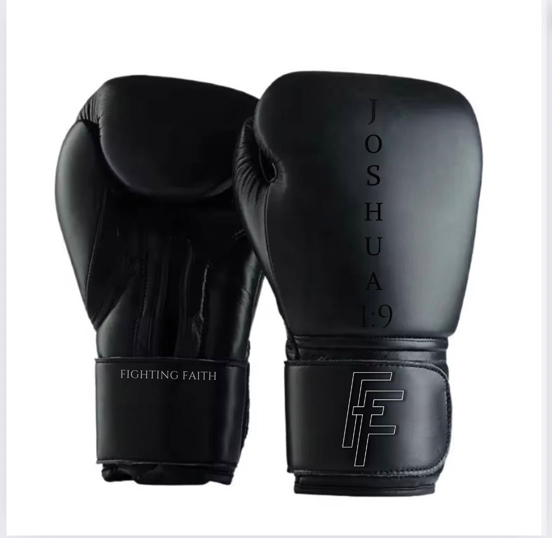 12oz Premium Boxing Gloves Joshua 1:9